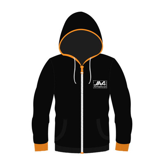 JA4I Black Orange Hoodie