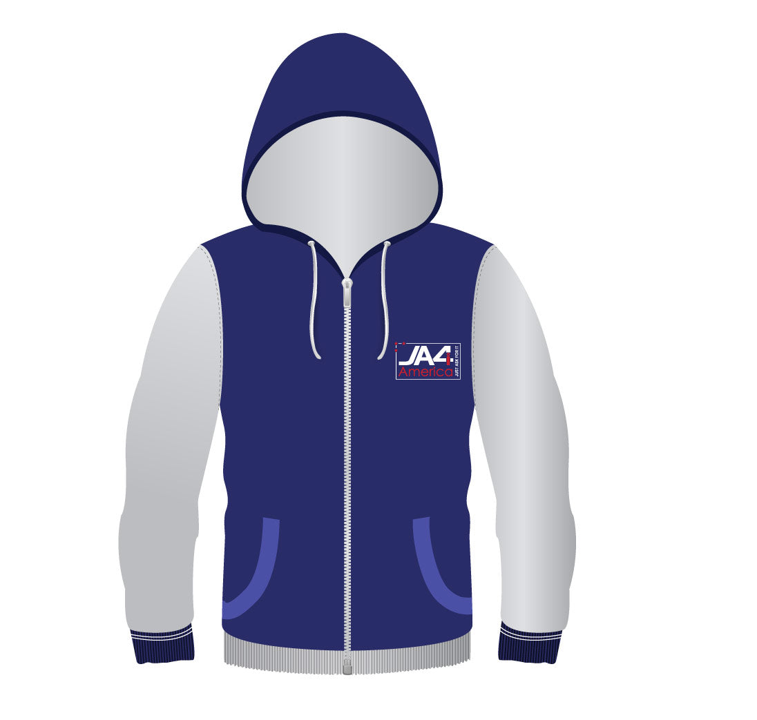 JA4I Blue Grey Hoodie
